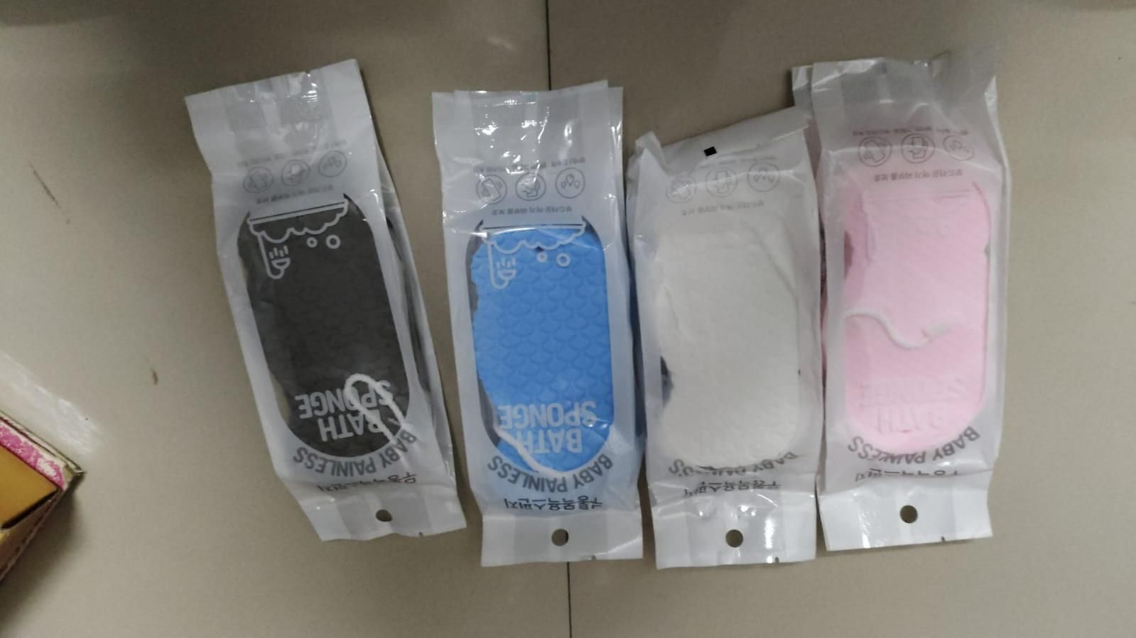 Kids Magic Bath Sponge Exfoliating Brush for Gentle Dead Skin Removal - Baby Body Scrubber & Massage Cleaning Tool i6r2ja-hp