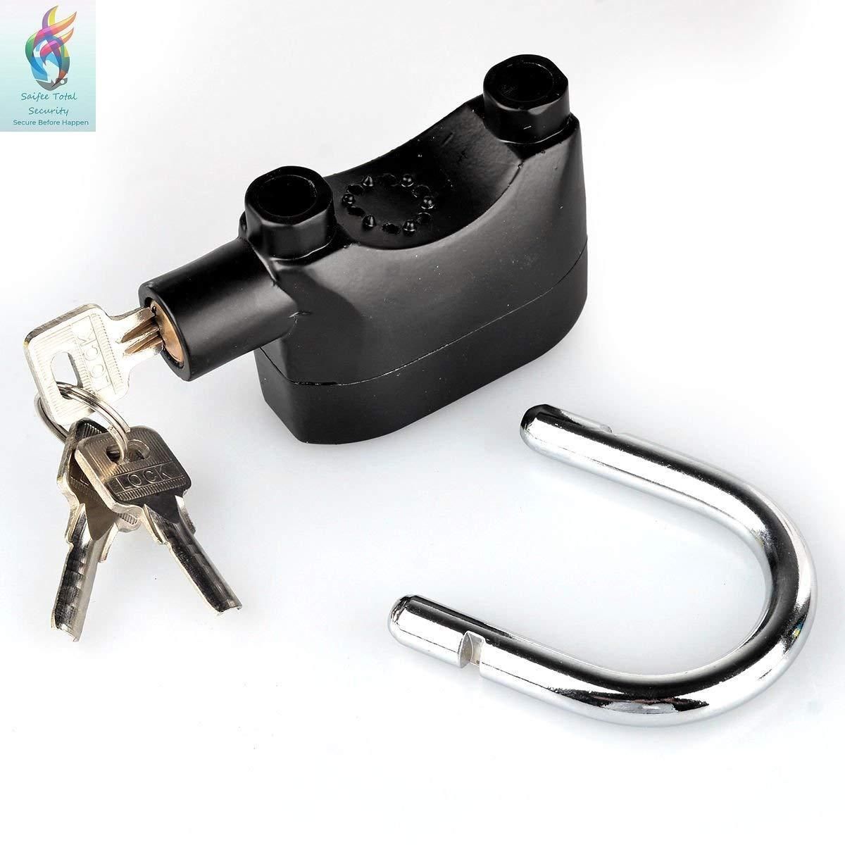 Motion Sensor Security Padlock Siren Alarm Lock i6r2ja-hp