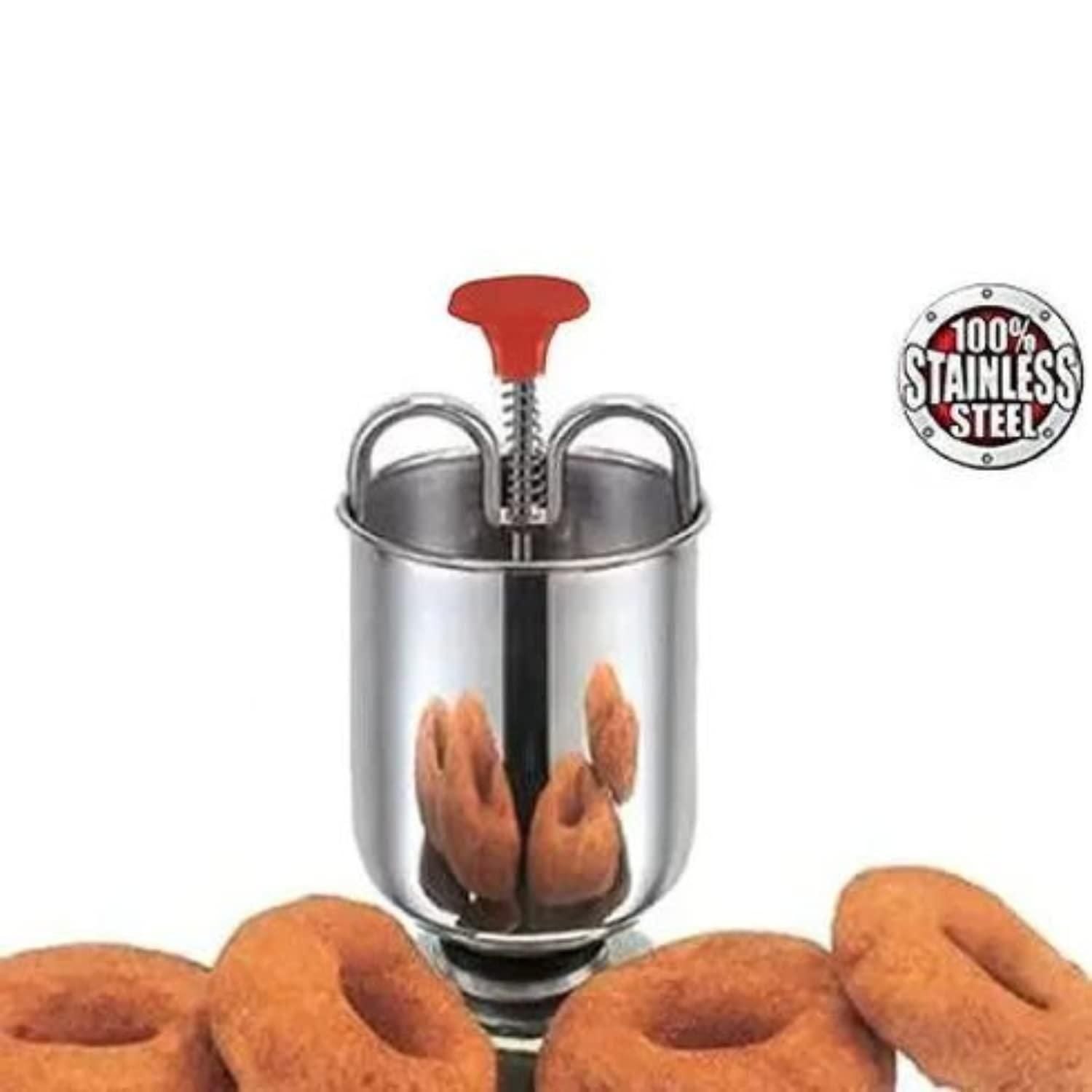 Stainless Steel Medu Vada Maker With Stand i6r2ja-hp