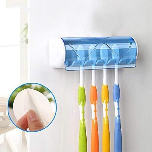 Foreign Holics Self-Adhesive Plastic Toothbrush Holder with Cover for Bathroom i6r2ja-hp