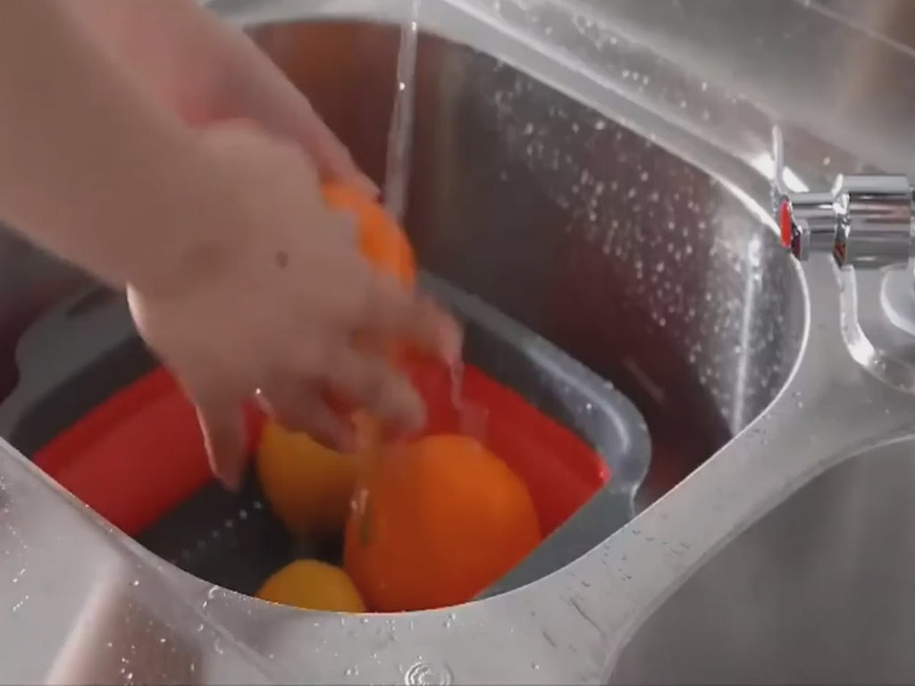 2-in-one Silicone Basket for Washing